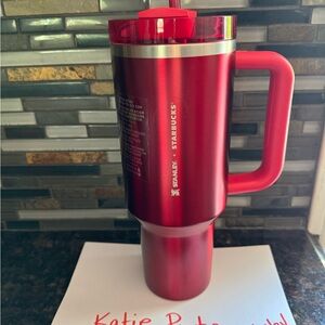 Starbucks x Stanley 40oz Tumbler Holiday Red 2023